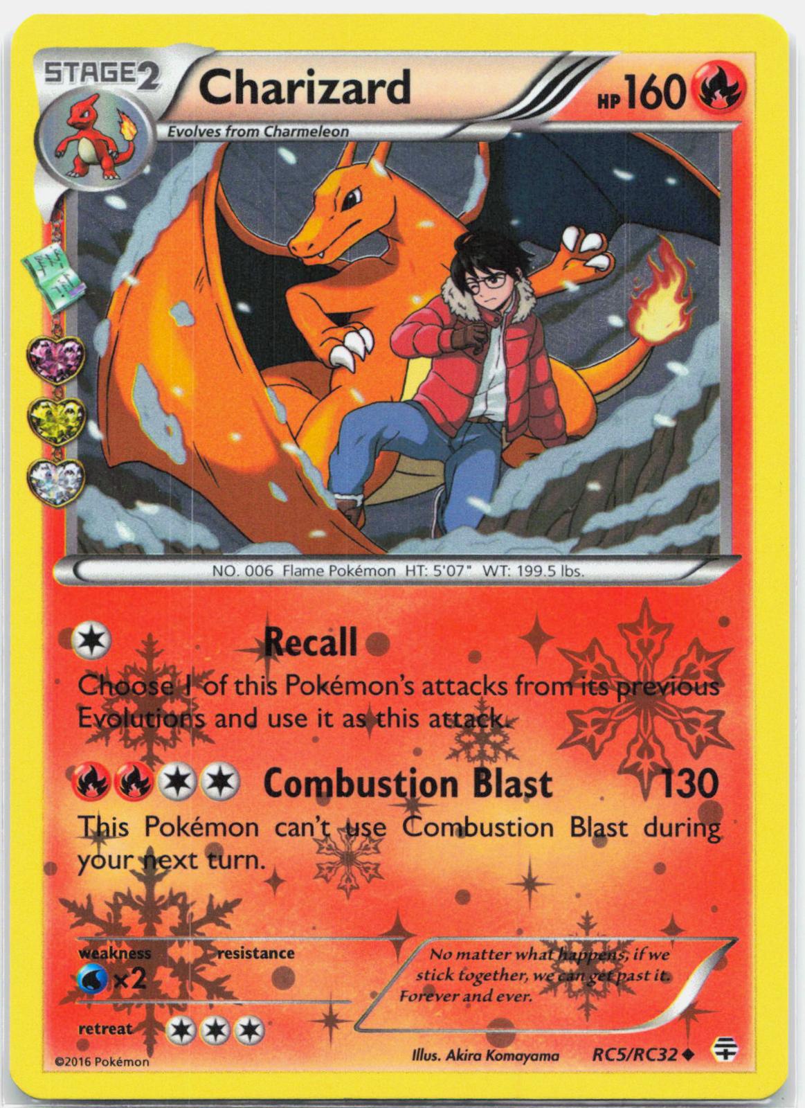 Charizard - RC5/RC32 Generations Radiant Collection Holo Pokemon - NM