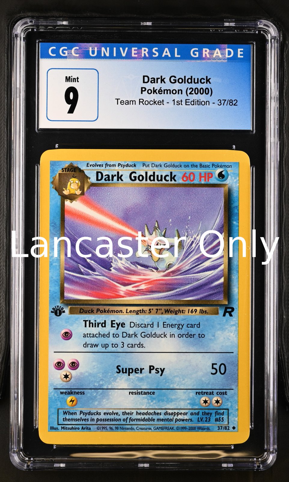 Dark Golduck - 37/82 CGC 9 Team Rocket - 1st Ed. Pokemon