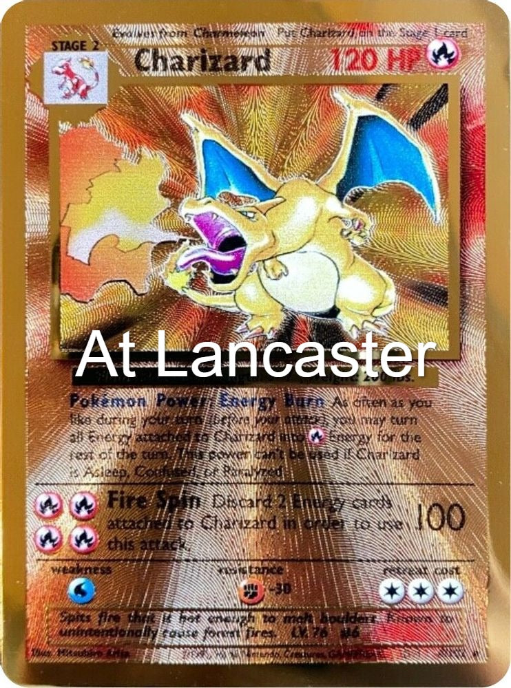Charizard (Celebrations Metal Card) - 004/102 Miscellaneous Cards & Products Promo Pokemon - NM/LP (Lanc)