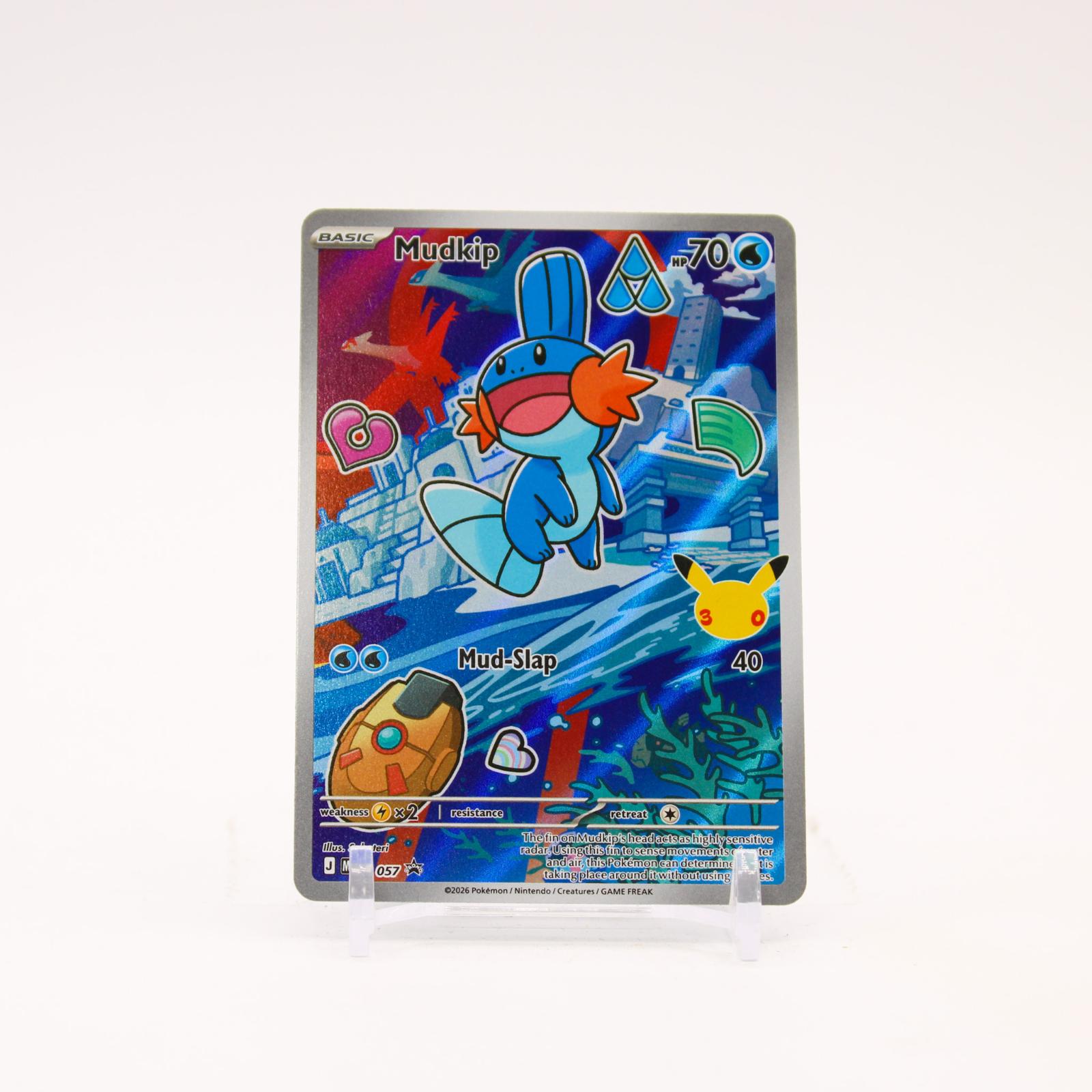 Mudkip - MEP057 Mega Evolution First Partner Promo Pokemon - NM/MINT