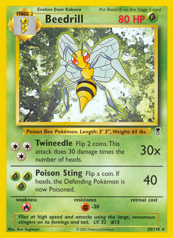 Beedrill - 20/110 Legendary Collection Rare Pokemon - NM
