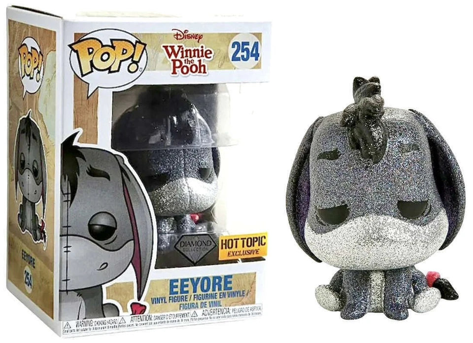 Funko Pop - Disney Winnie The Pooh Vinyl Figure - Eeyore 254 Diamond Coll. HT Exc.