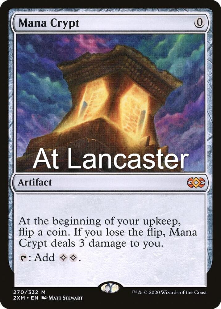 Mana Crypt - 270 Double Masters Mythic Magic: The Gathering - NM (Lanc)