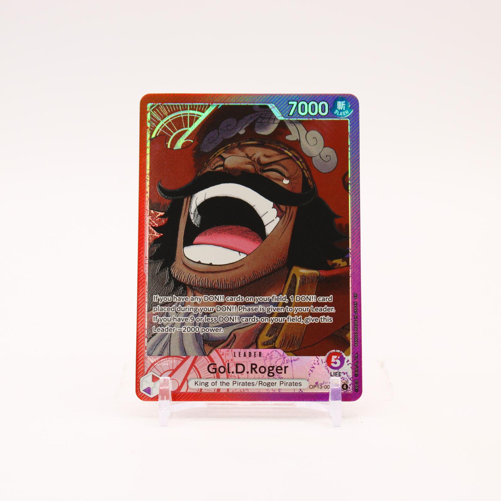 Gol.D.Roger Alternate Art - OP13-003 Carrying On His Will L One Piece - NM/MINT