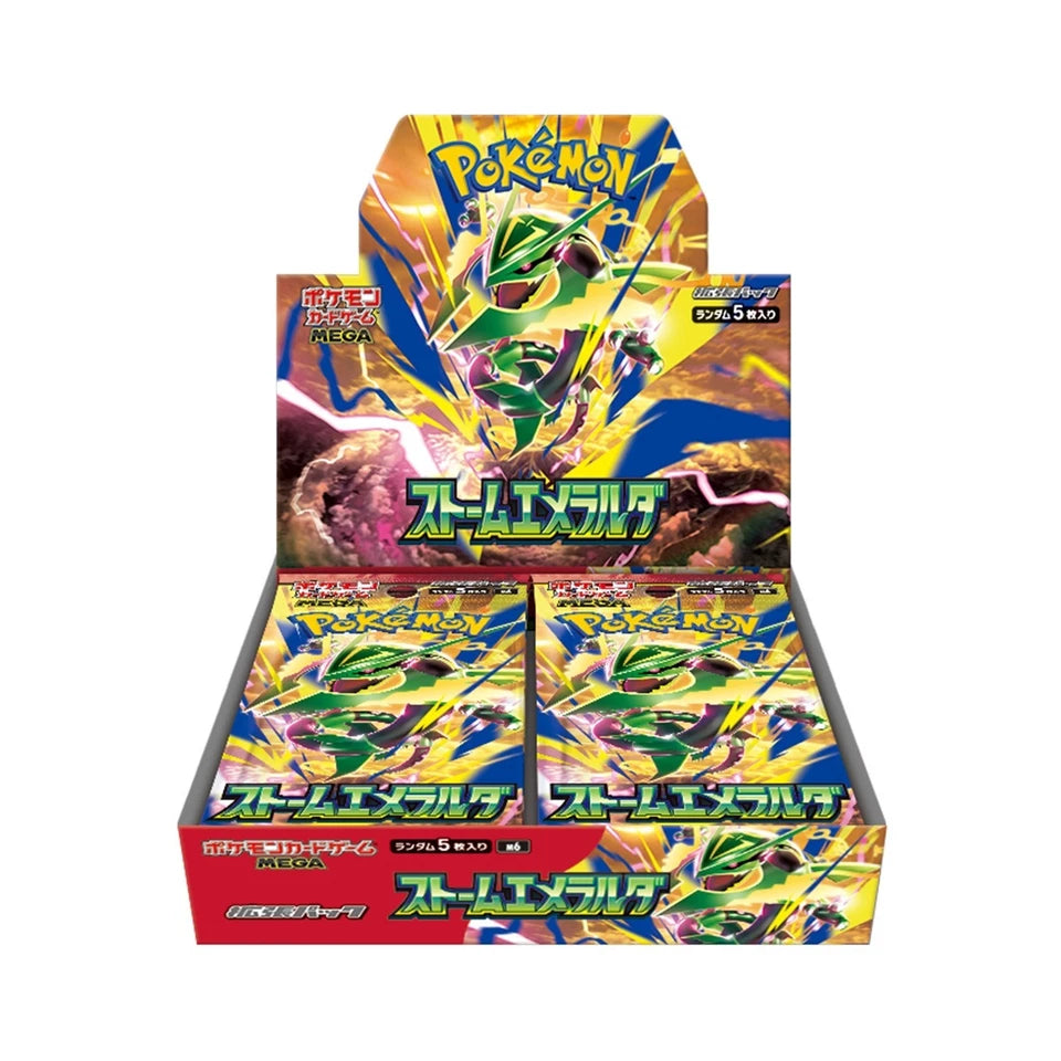 Pokemon Japanese Booster Box - M6 Storm Emeralda (30 Packs)