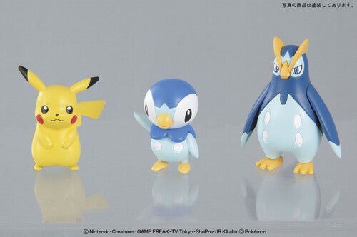 Pokemon - Pokepla Bandai Quick Model Kit - Empoleon Evolution