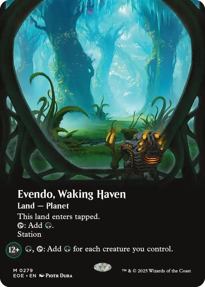 Evendo, Waking Haven - 279 Edge of Eternities Borderless Mythic Magic - NM