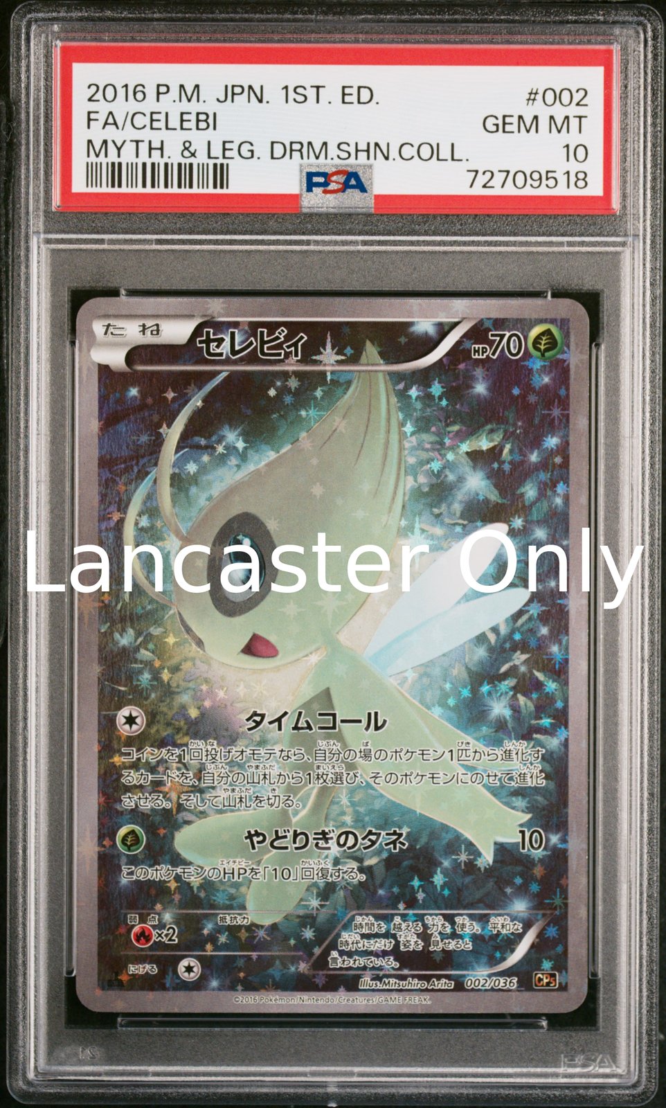 Celebi - 002/036 PSA 10 1st Edition Pokemon - (Lanc)