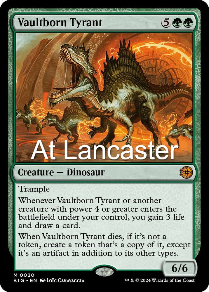 Vaultborn Tyrant - 20 Outlaws of Thunder Junction: The Big Score Mythic Magic: The Gathering - NM (Lanc)
