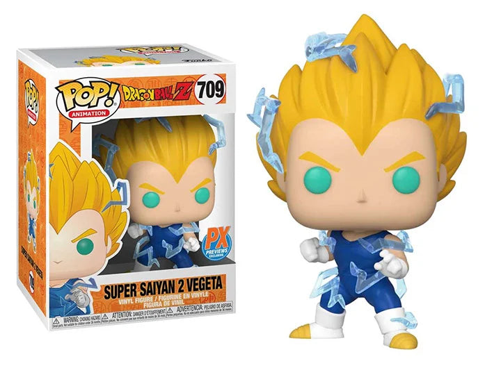 Funko POP - Dragon Ball Z Vinyl Figure - Super Saiyan 2 Vegeta 709 Previews
