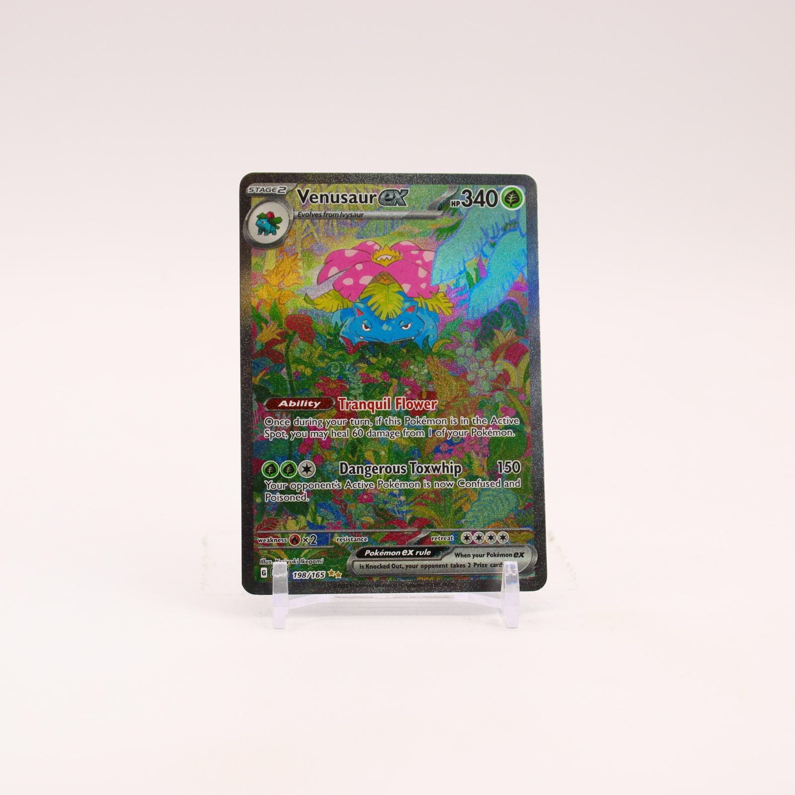 Venusaur ex - 198/165 151 Special Illustration Pokemon - NM