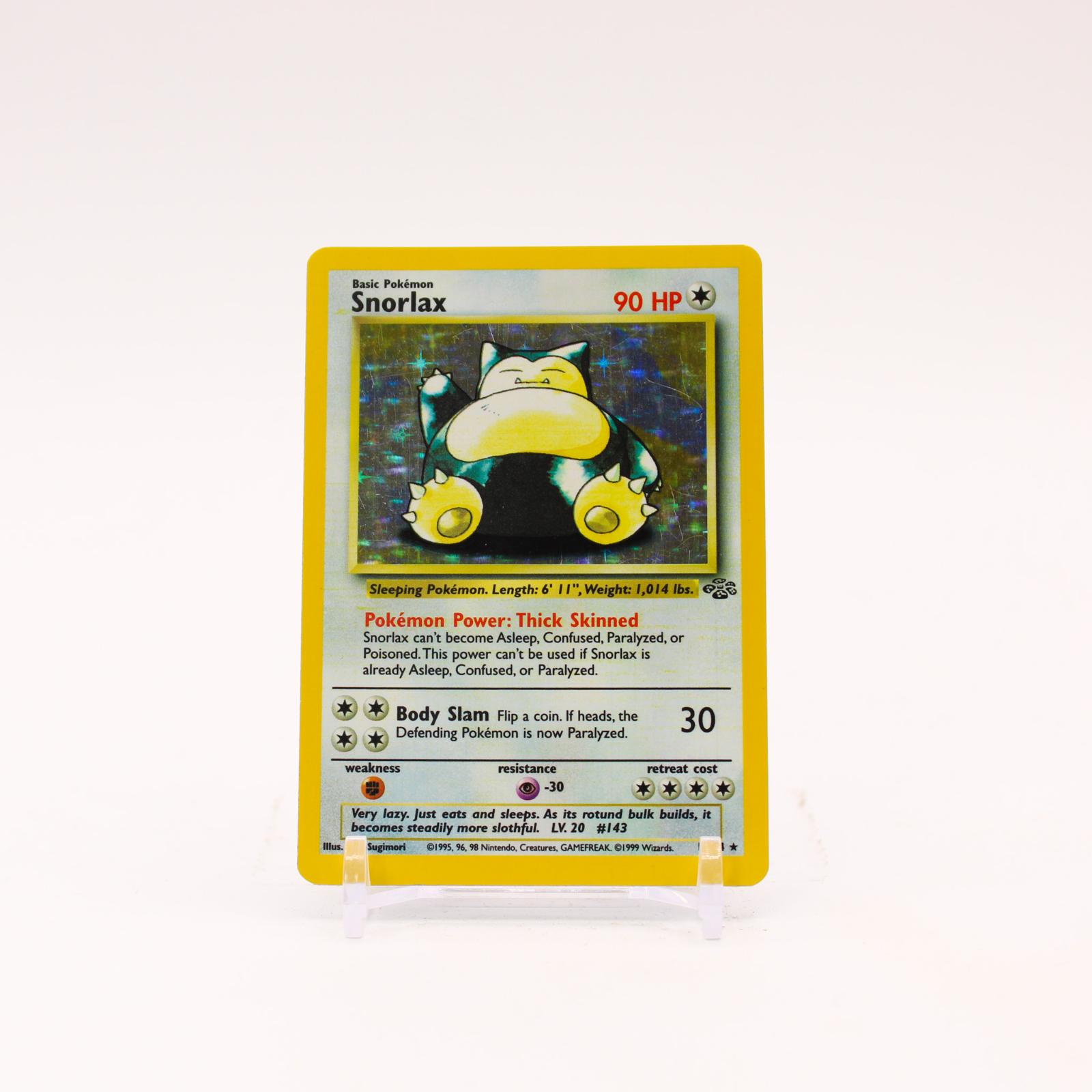 Snorlax - 11/64 Jungle Unlimited Holo Rare Pokemon - MP