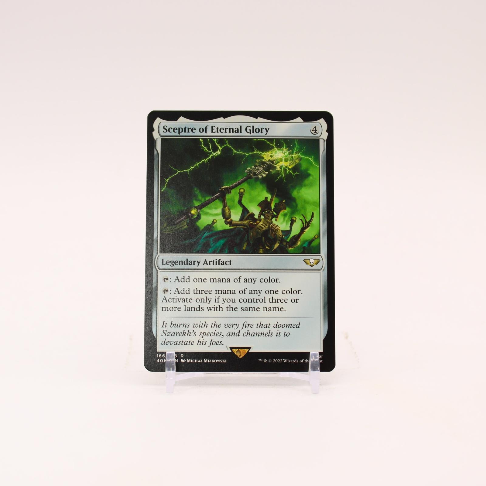Sceptre of Eternal Glory - 166 Warhammer 40,000 Rare Magic - NM