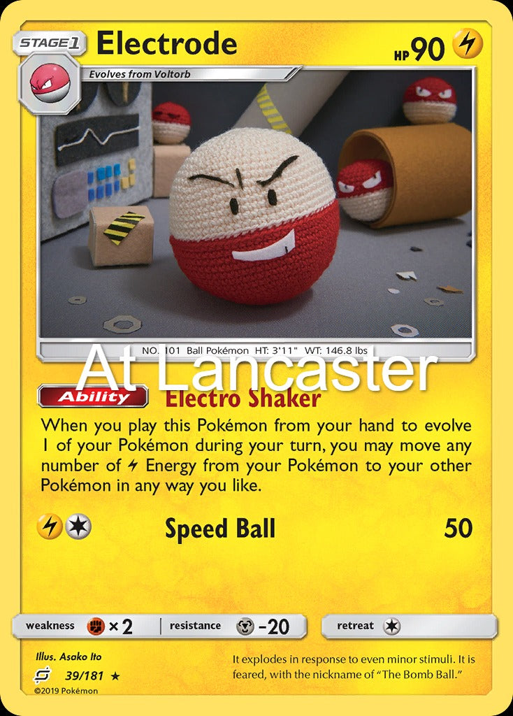 Electrode - 39/181 Team Up Rare Pokemon - NM (Lanc)