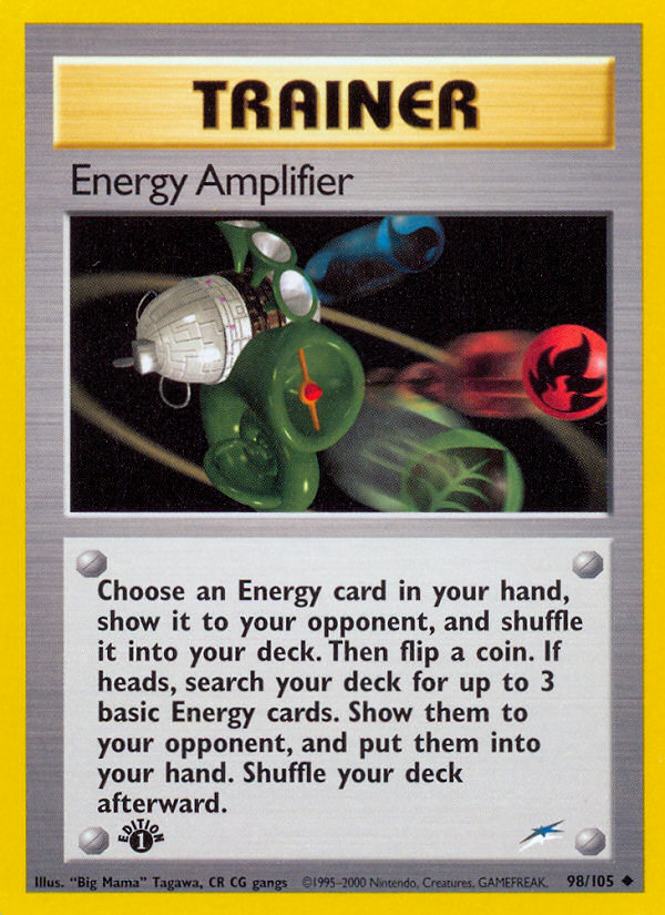 Energy Amplifier - 98/105 Neo Destiny Uncommon Unlimited Pokemon - NM