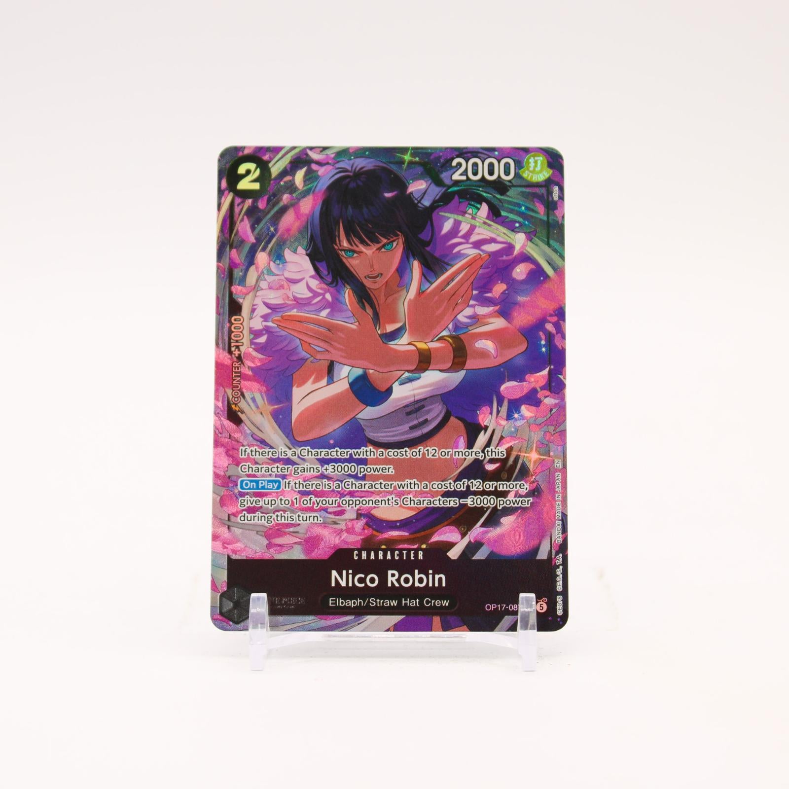 Nico Robin Alternate Art - OP17-087 The World's Strongest Warriors R One Piece - NM