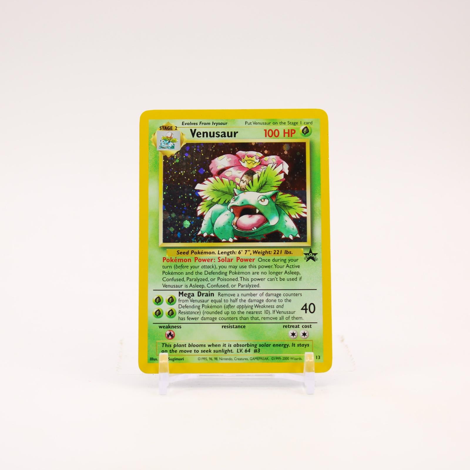 Venusaur - 13 Wizards Black Star Holo Promo Pokemon - LP
