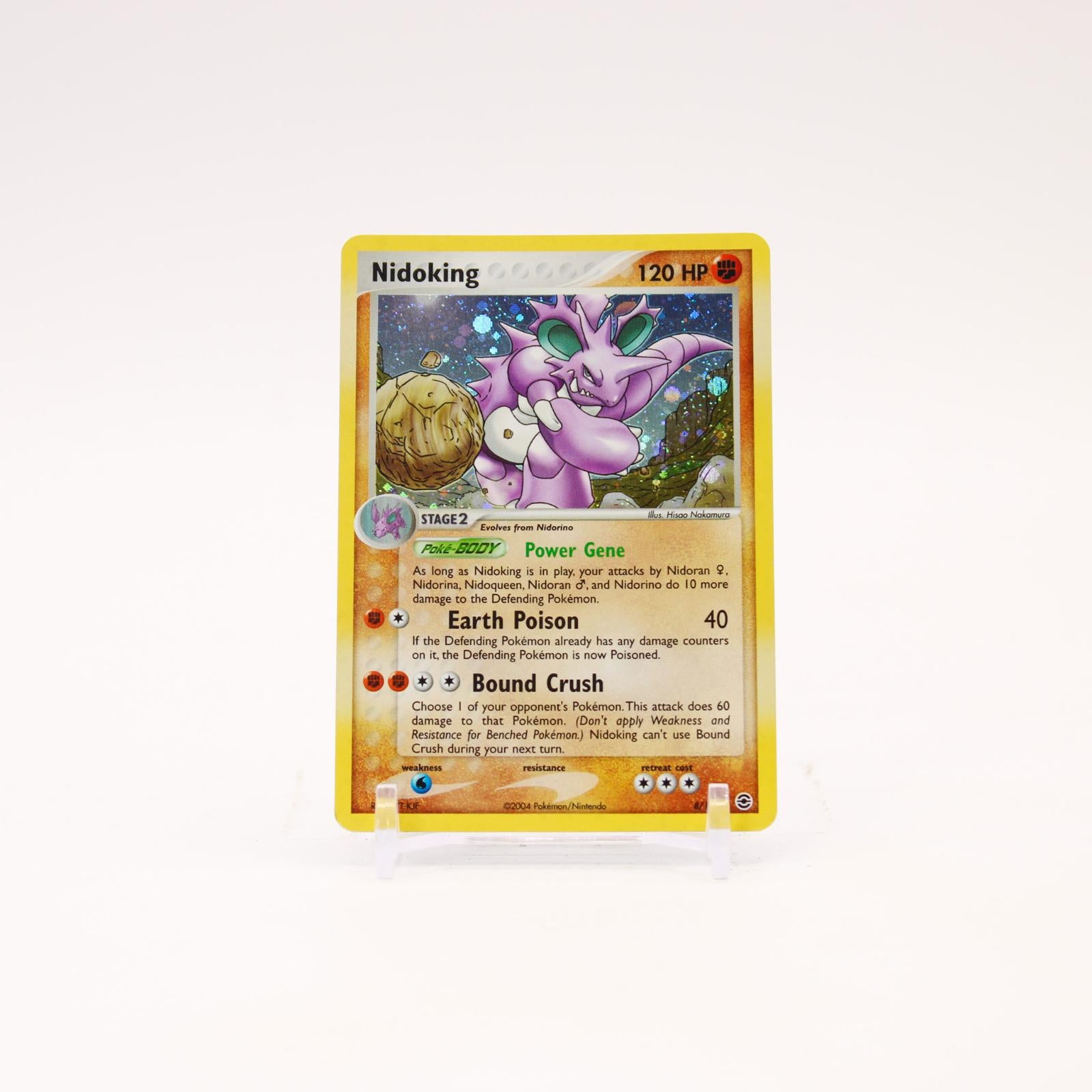 Nidoking - 8/112 FireRed & LeafGreen Holo Rare Pokemon - MP