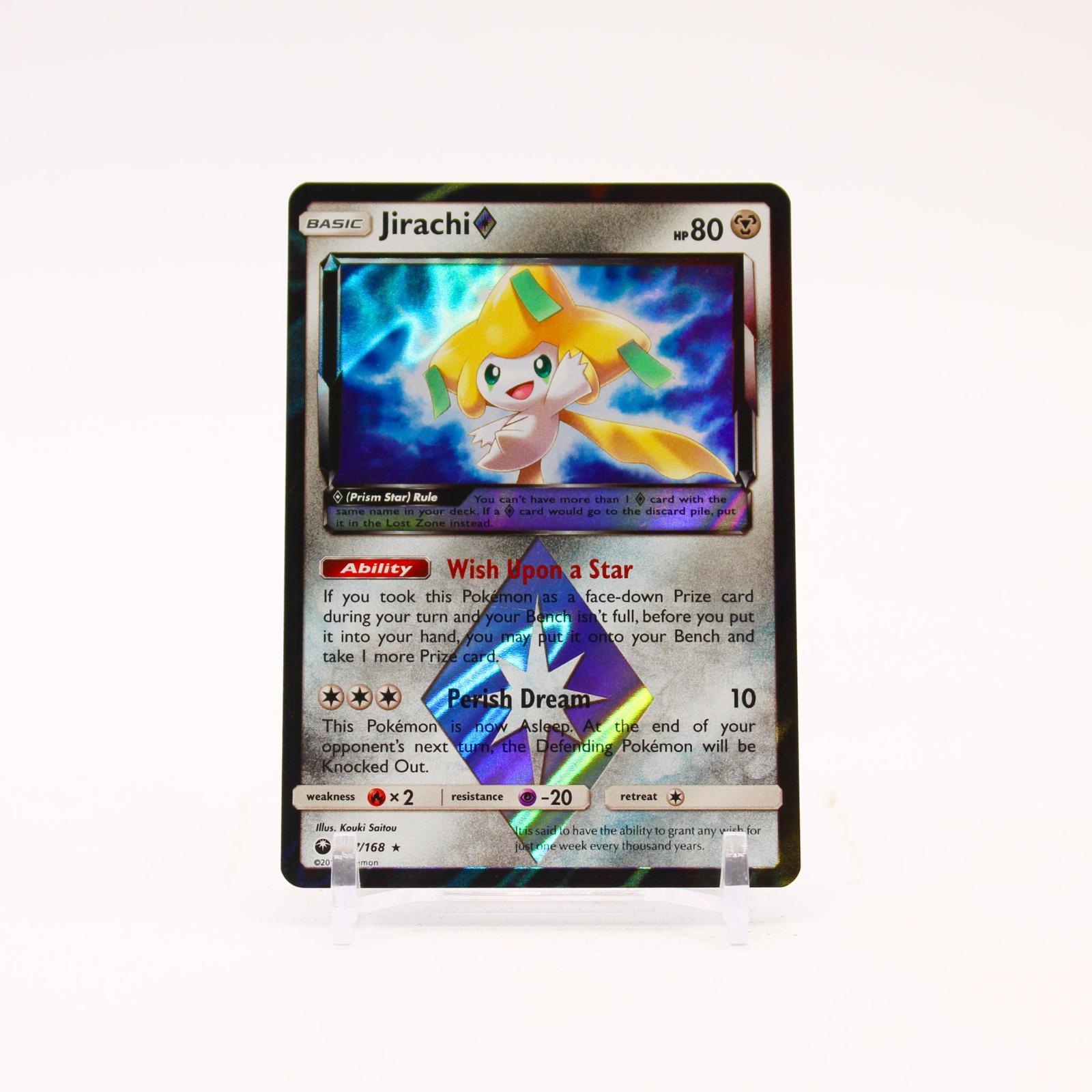 Jirachi - 97/168 Celestial Storm Holo Prism Star Rare Pokemon - NM/LP