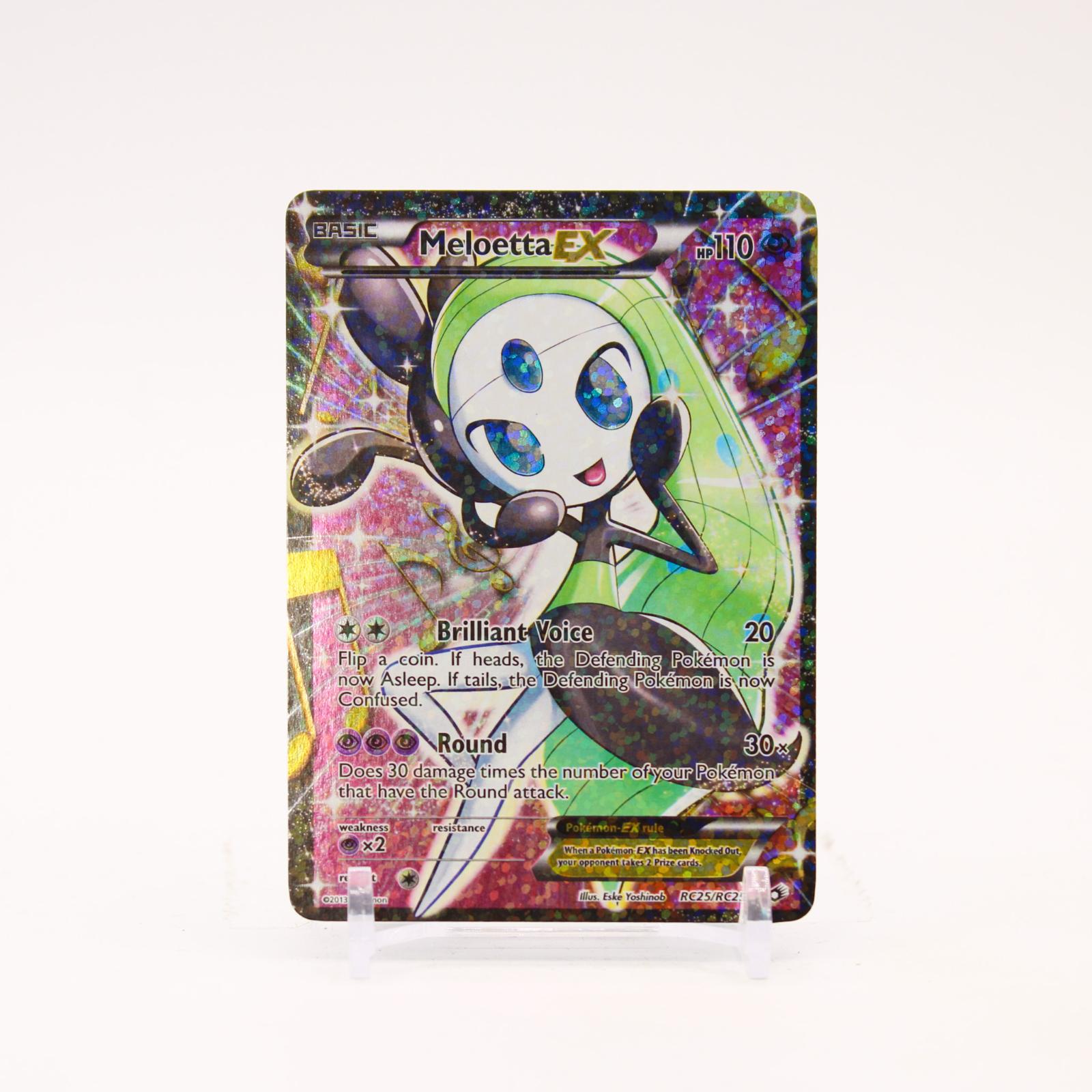 Meloetta EX - RC25/RC25 Legendary Treasures Radiant Collection Pokemon - NM/LP
