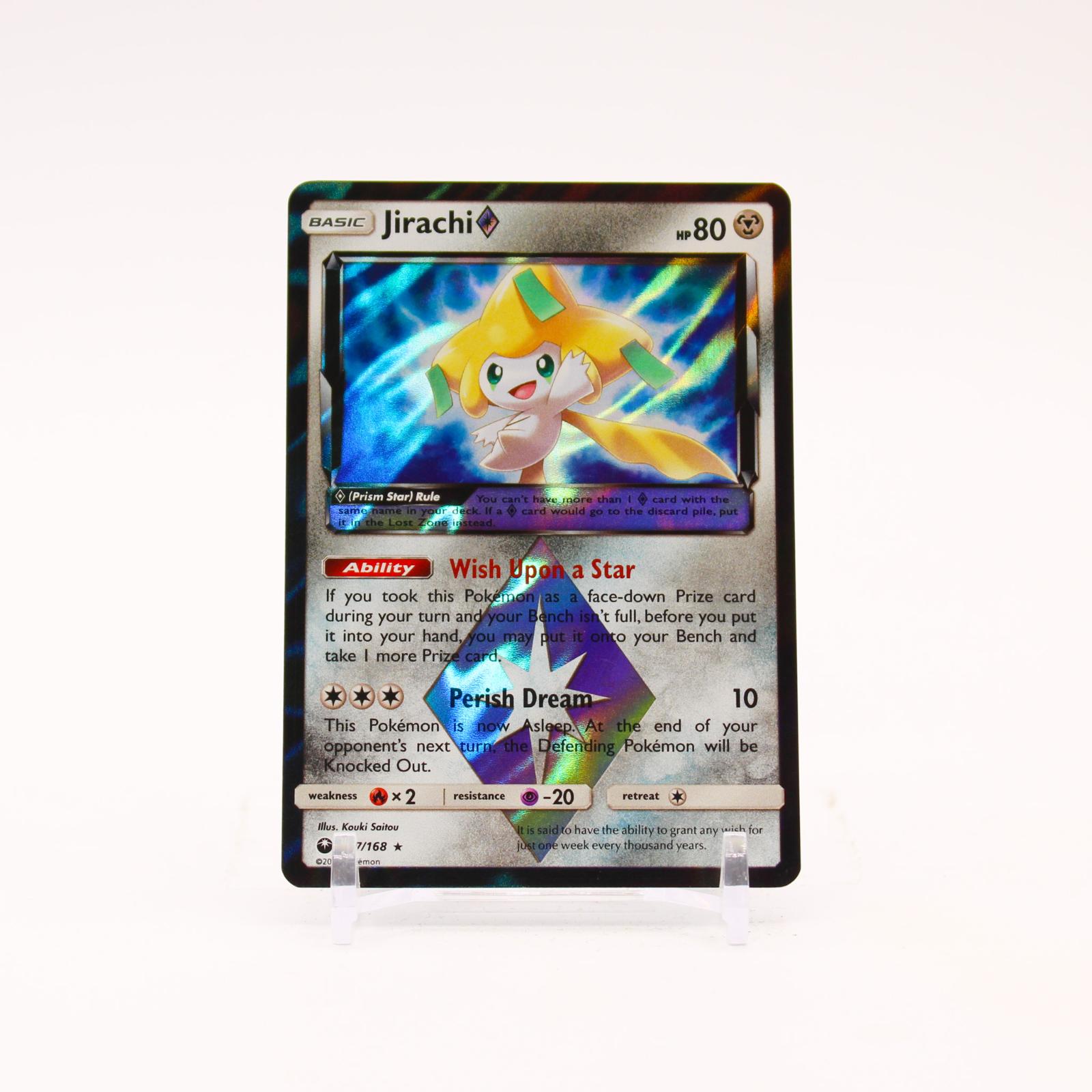 Jirachi - 97/168 Celestial Storm Holo Prism Star Rare Pokemon - NM/LP