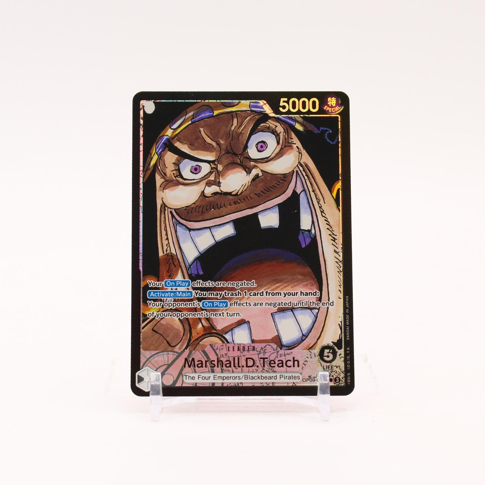 Marshall.D.Teach Parallel - OP09-081 Emperors in the New World L One Piece - NM