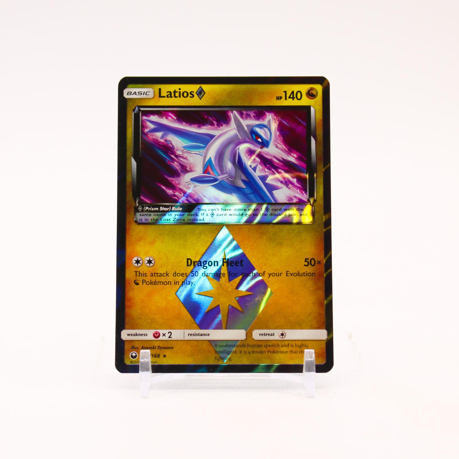 Latios - 108/168 Celestial Storm Holo Prism Star Rare Pokemon - NM/LP