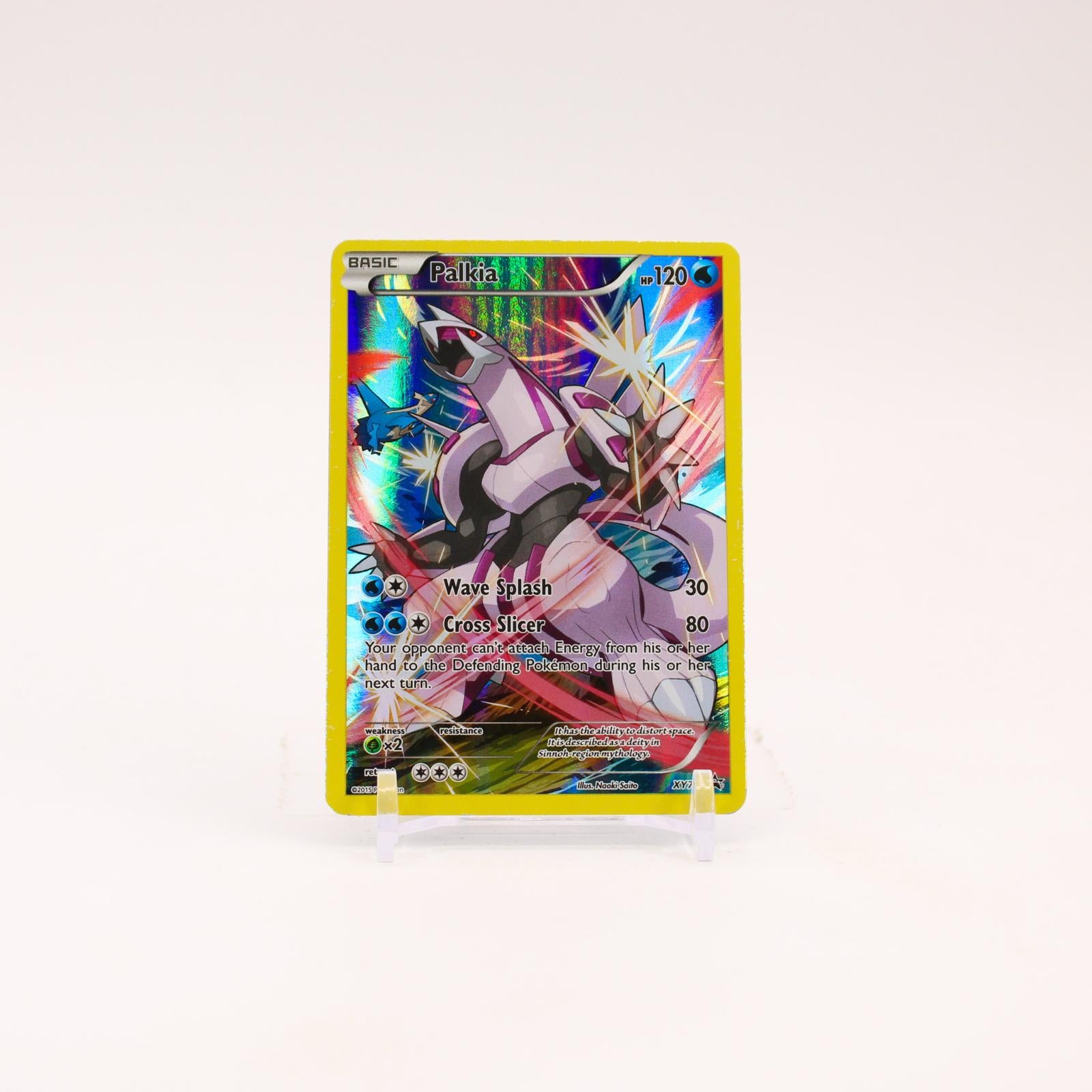 Palkia - XY75 Black Star Full Art Promo Pokemon - LP