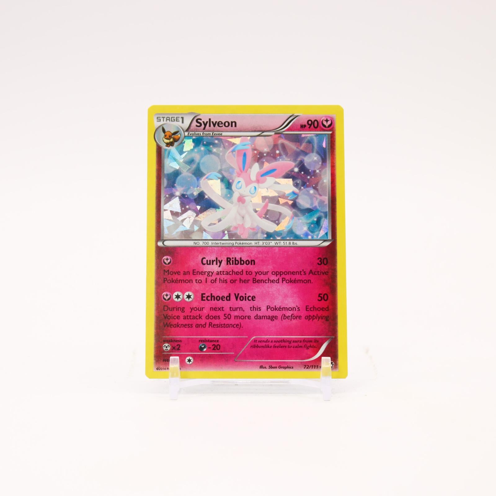 Sylveon - 72/111 Furious Fists Deck Exclusives Holo Promo Pokemon - LP