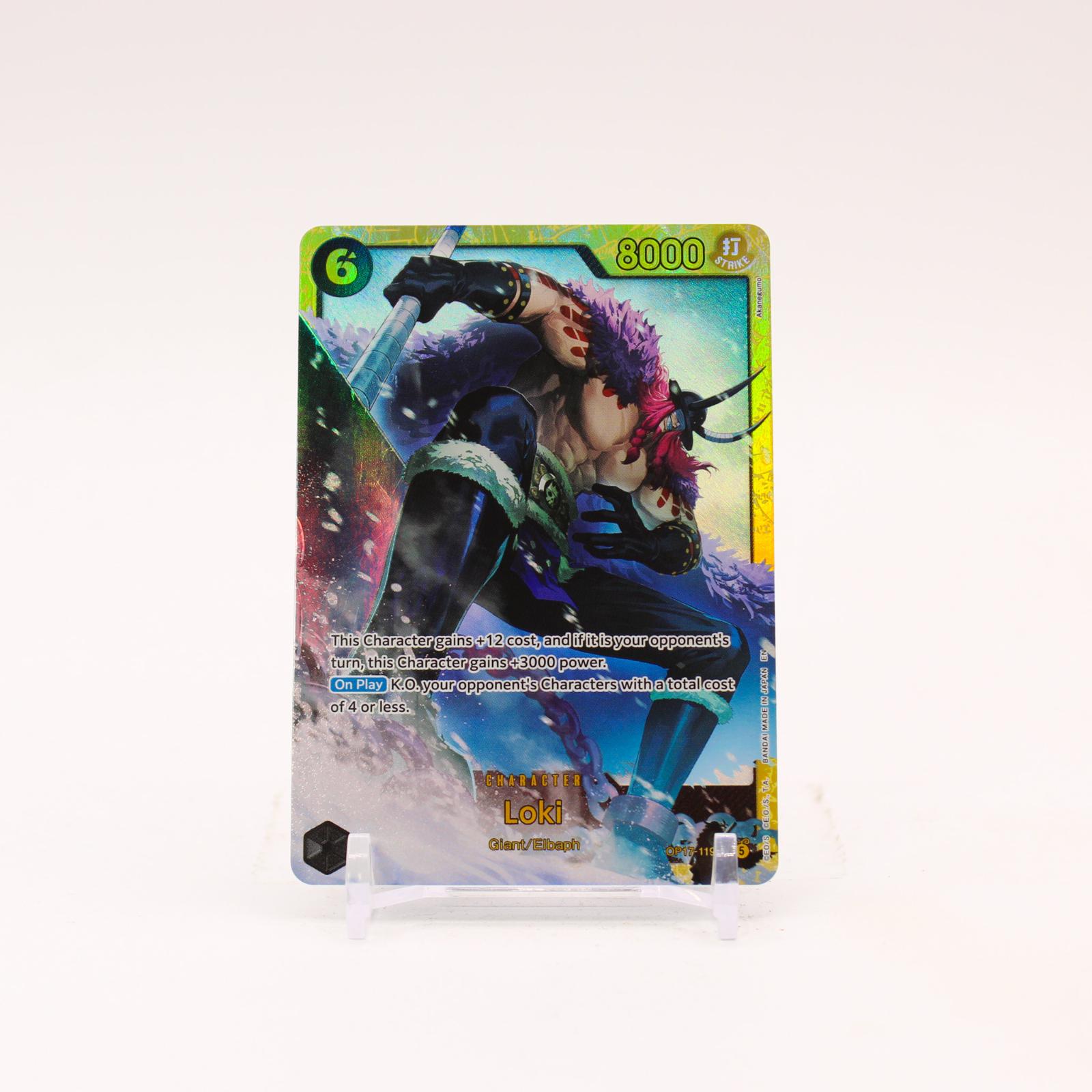 Loki - OP17-119 The World's Strongest Warriors Foil SEC One Piece - NM