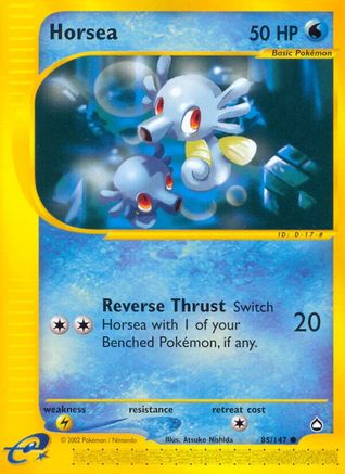 Horsea - 85/147 Aquapolis Common Pokemon - NM
