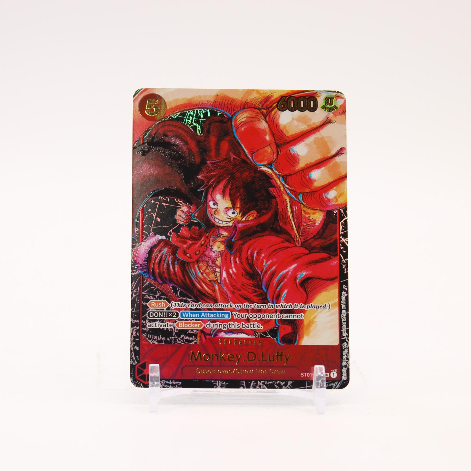 Monkey.D.Luffy Alternate Art - ST01-012 Awakening of the New Era SR One Piece - NM/MINT