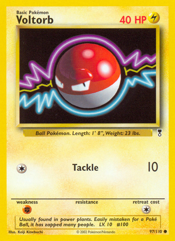 Voltorb - 97/110 Legendary Collection Common Pokemon - NM