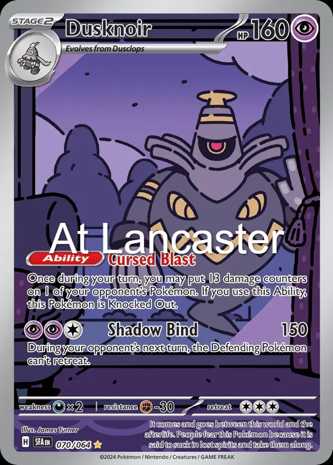 Dusknoir - 070/064 Shrouded Fable Illustration Rare Pokemon - MP (Lanc)