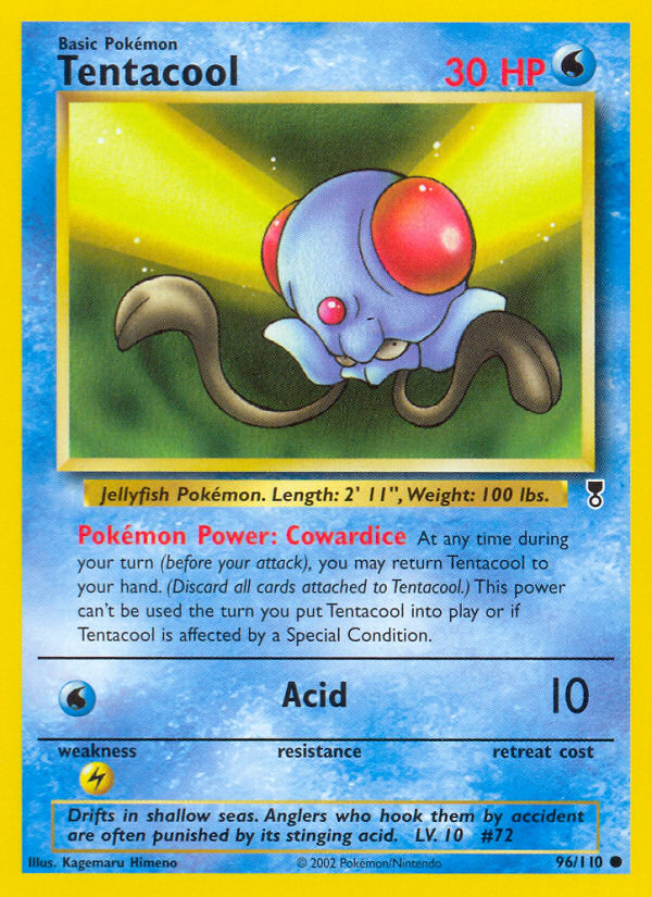 Tentacool - 96/110 Legendary Collection Common Pokemon - NM