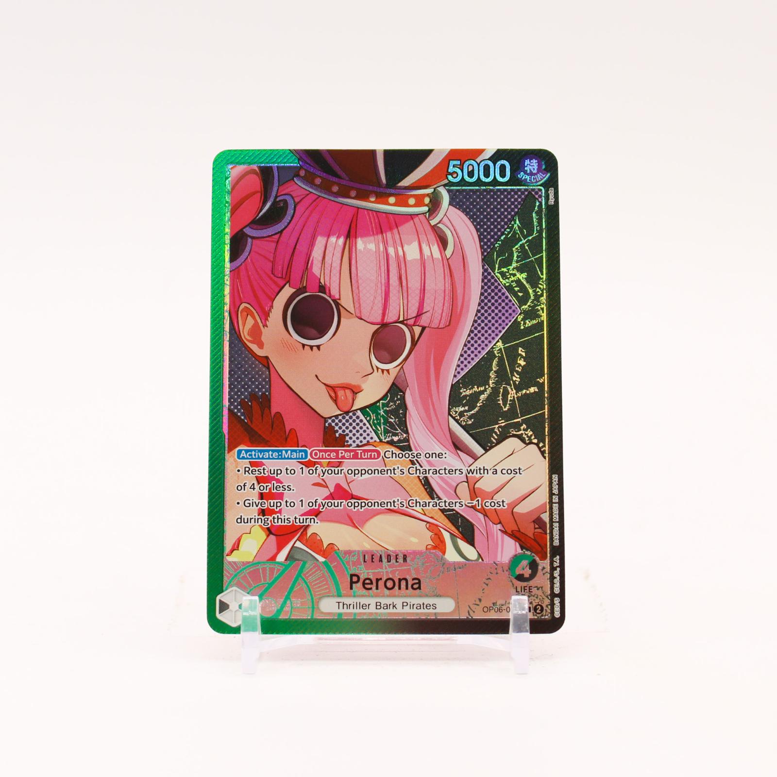 Perona Alternate Art - OP06-021 Wings of the Captain Foil L One Piece - NM/MINT