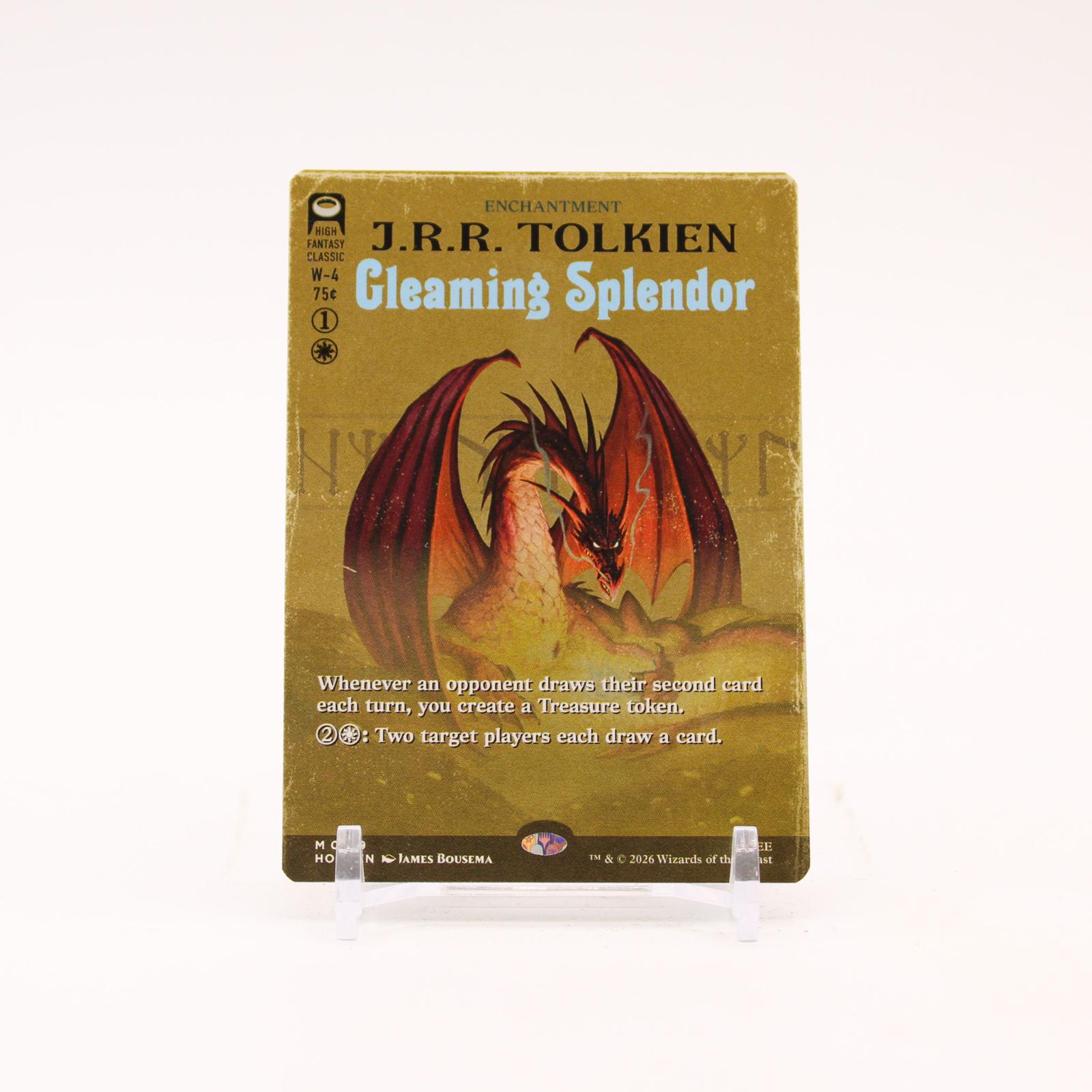 Gleaming Splendor Borderless - 239 The Hobbit Mythic Magic - NM