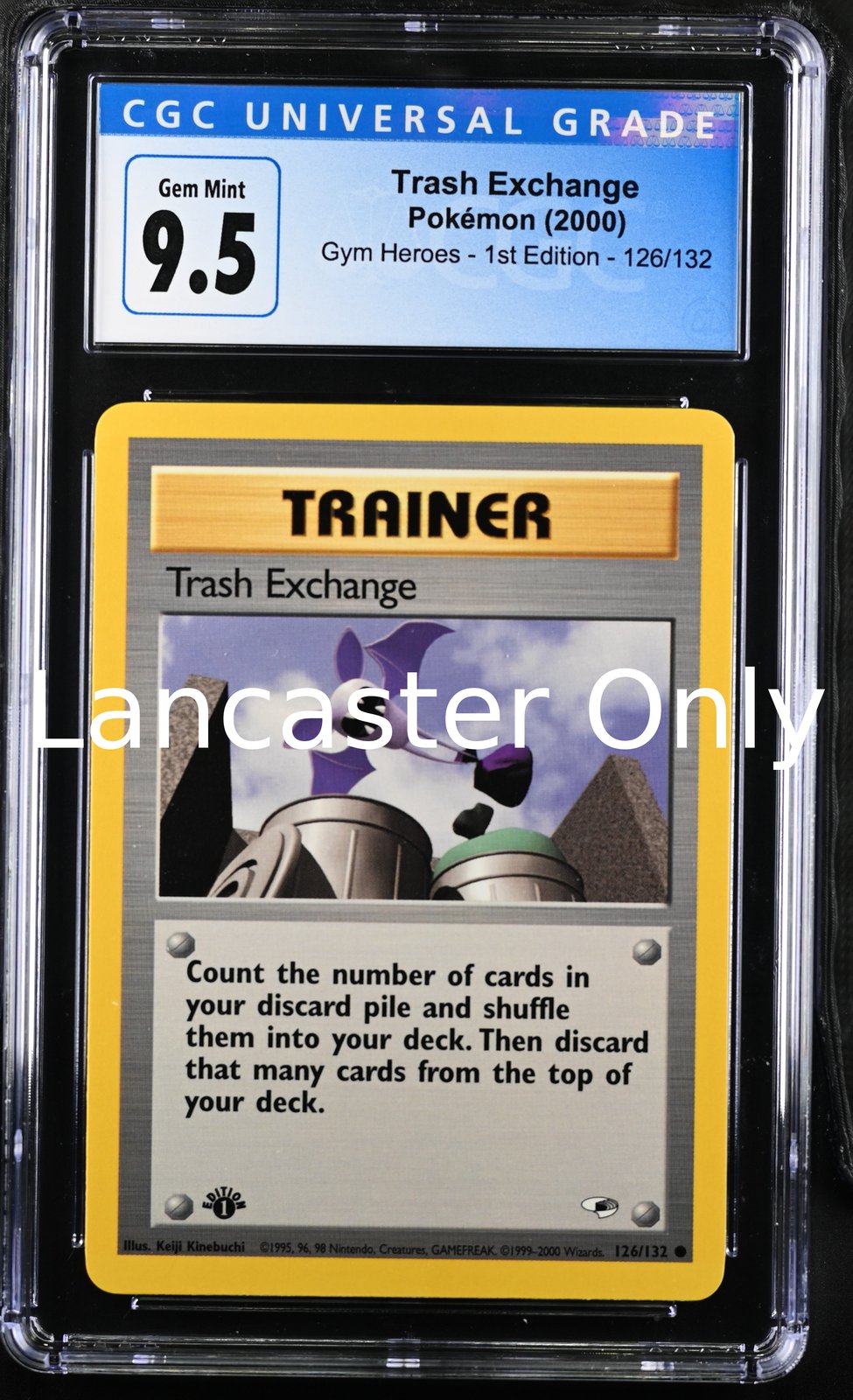 Trash Exchange - 126/132 CGC 10 Gym Heroes - 1st Ed. Pokemon