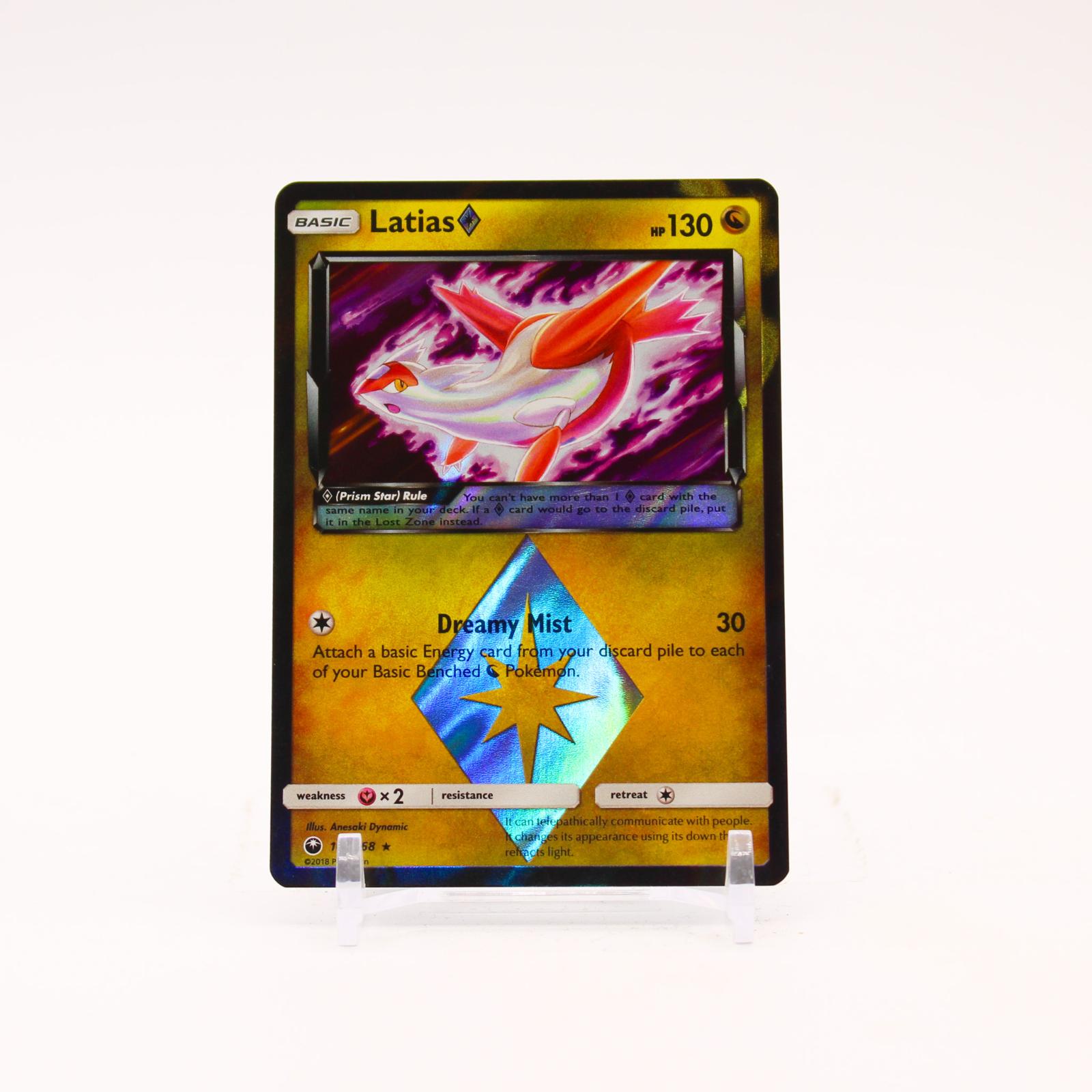 Latias - 107/168 Celestial Storm Holo Prism Star Rare Pokemon - NM/LP