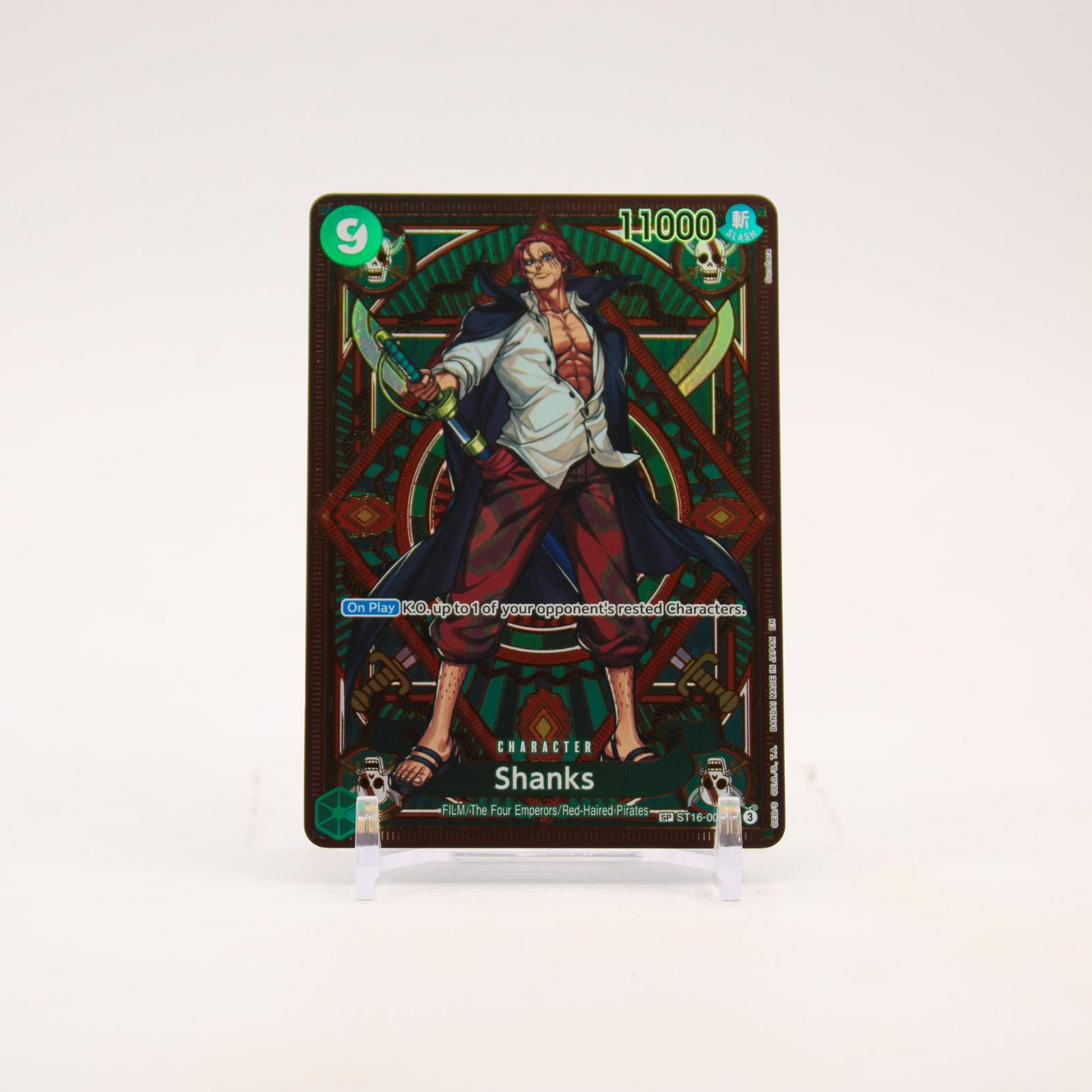 Shanks SP - ST16-004 A Fist of Divine Speed SR One Piece - NM