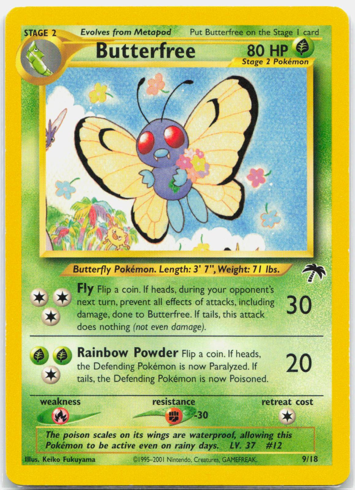 Butterfree - 9/18 Southern Islands Pokemon - LP