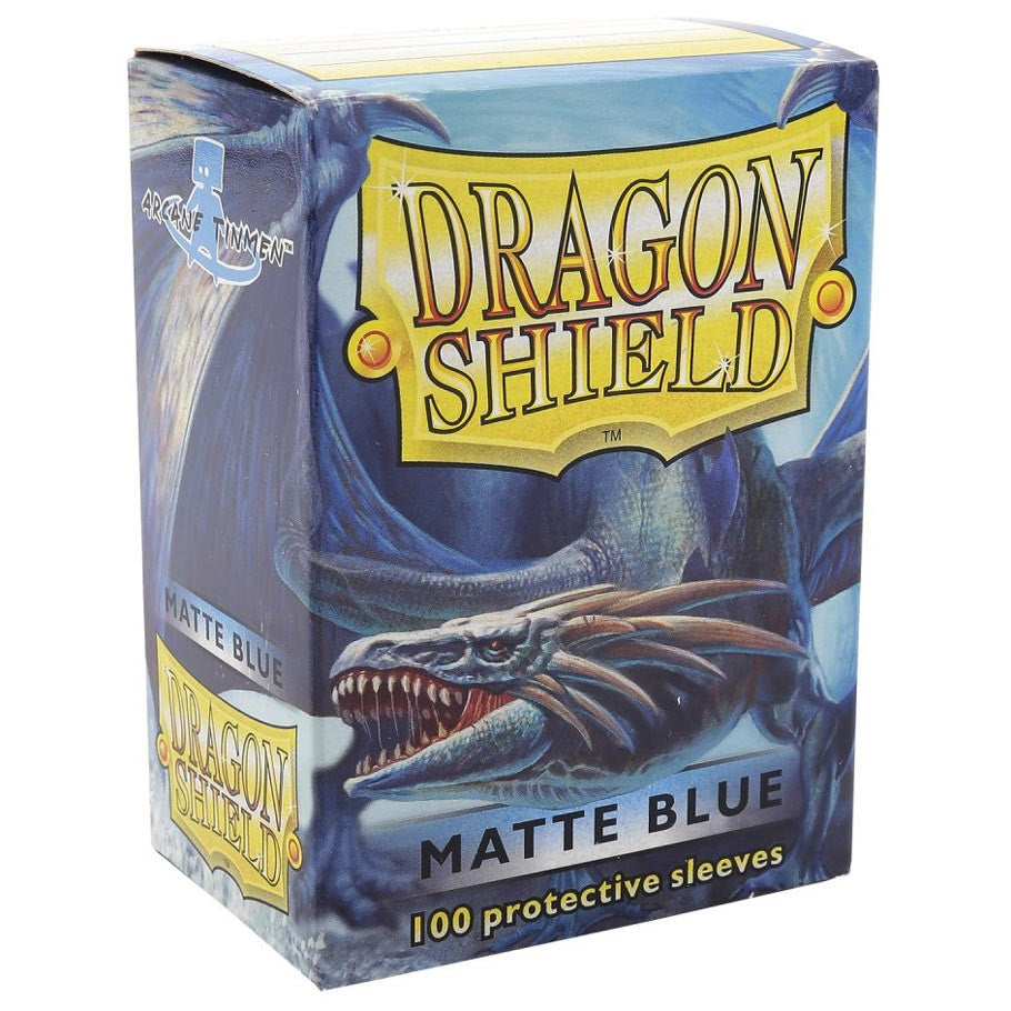 Dragon Shield Standard Card Sleeves - Matte Blue (100 Count)