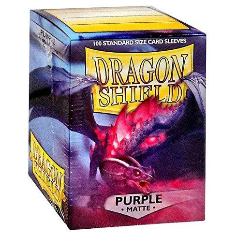Dragon Shield Standard Card Sleeves - Matte Purple (100 Count)