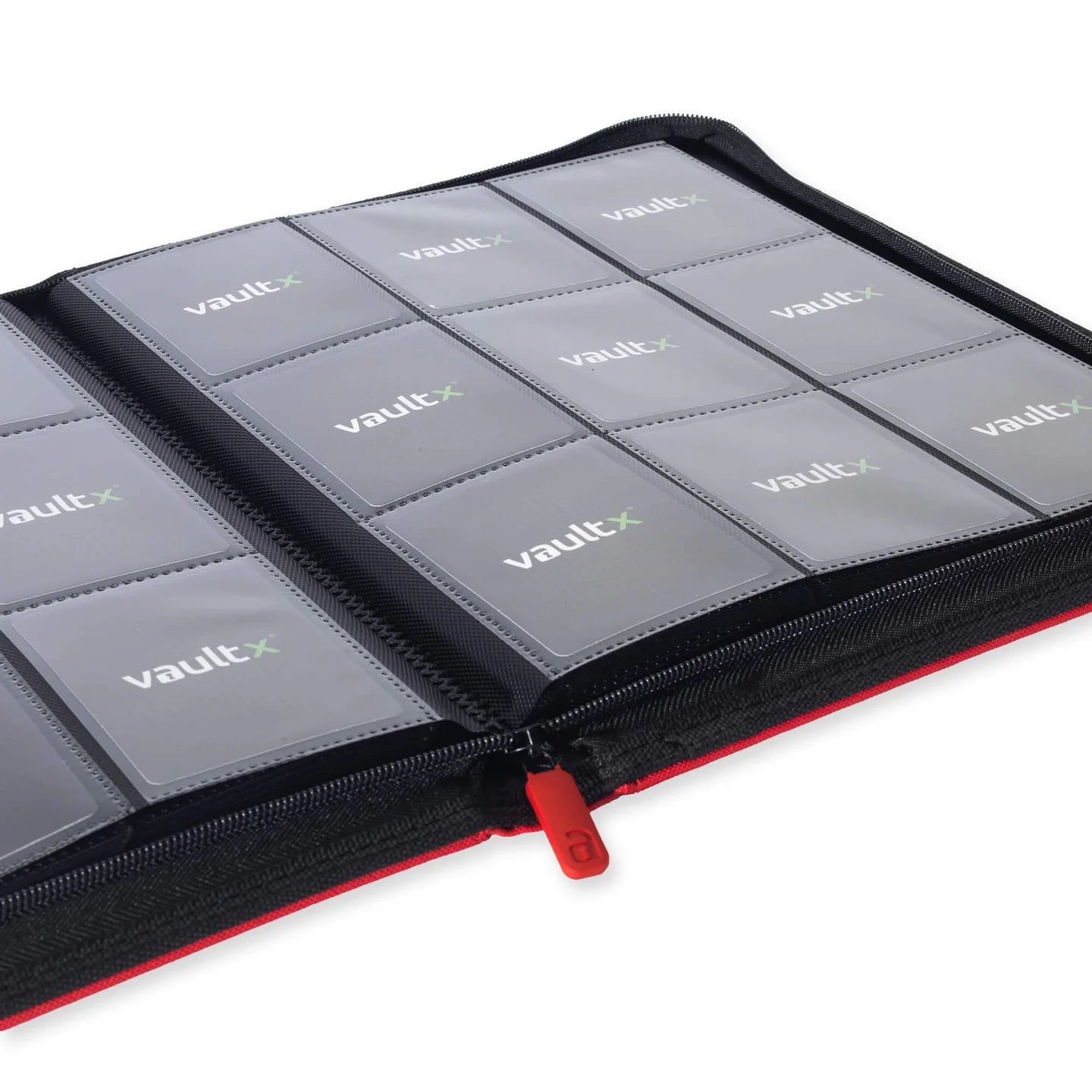 VaultX Zip Binder - Exo-Tec 9 Pocket - Red