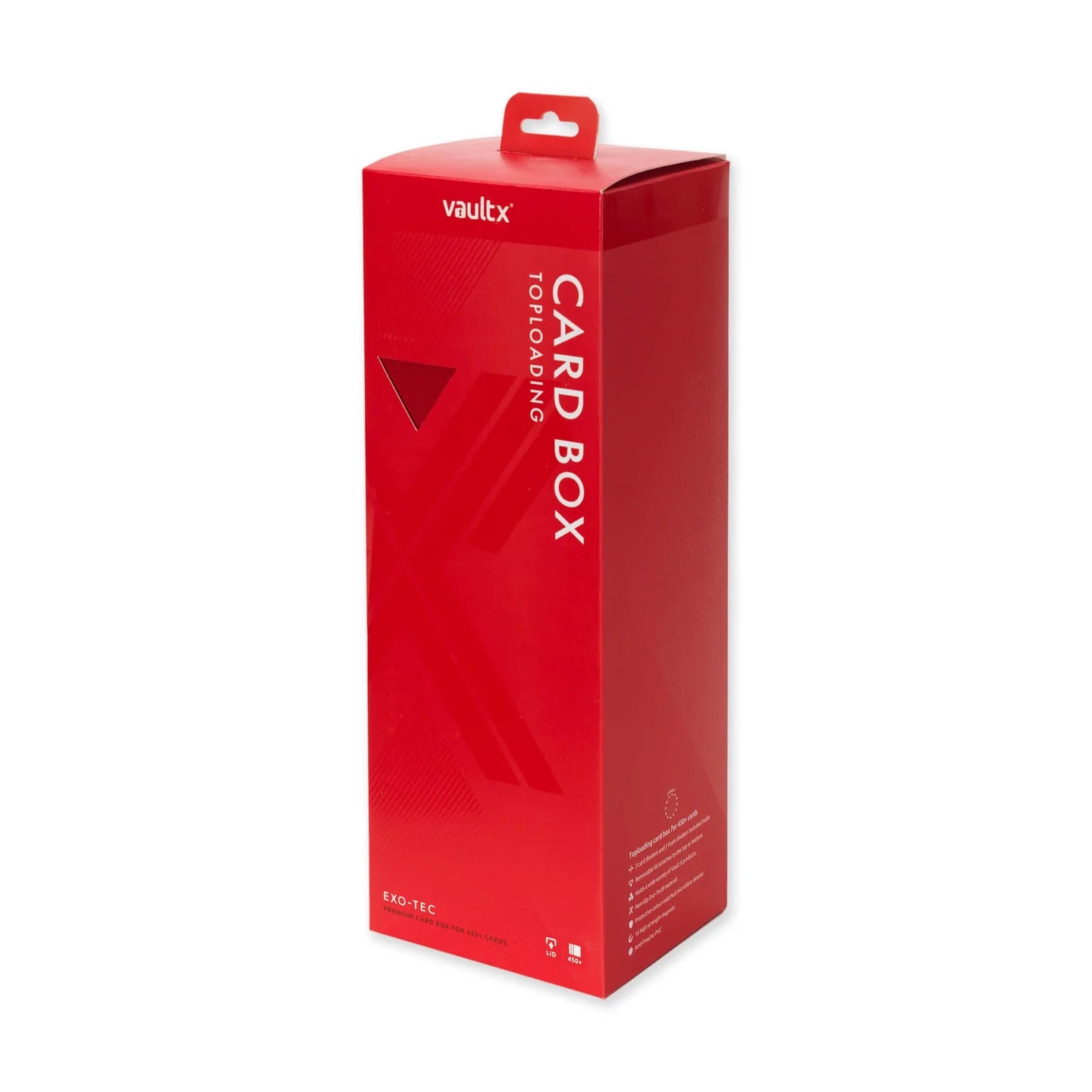 Card Box - VaultX Exo -Tec 450 + - Fire Red