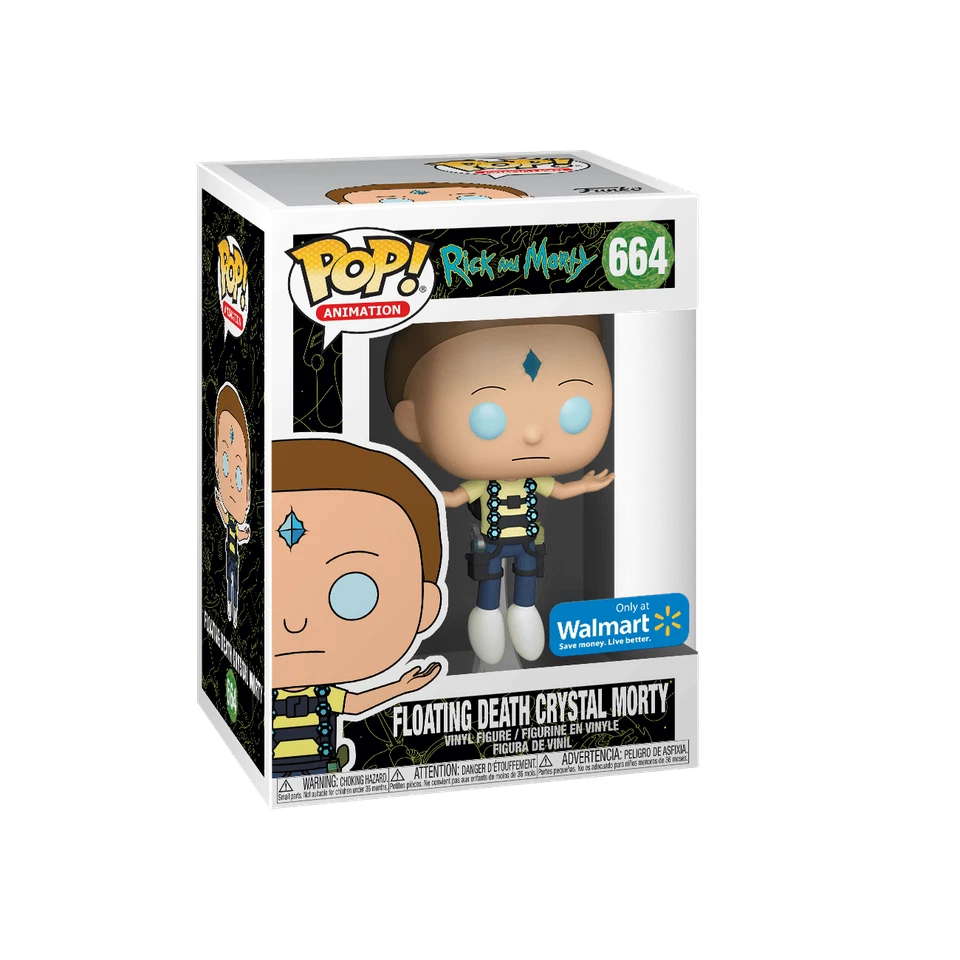 Funko Pop - Rick & Morty Vinyl Figure - Floating Death Crystal Morty 664 Walmart Exclusive