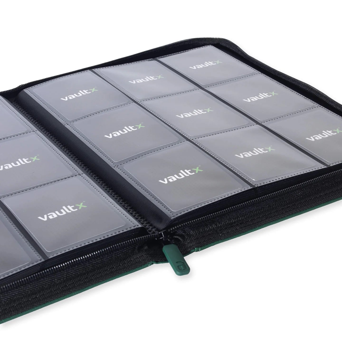 VaultX Zip Binder - Exo-Tec 9 Pocket - Forest Green