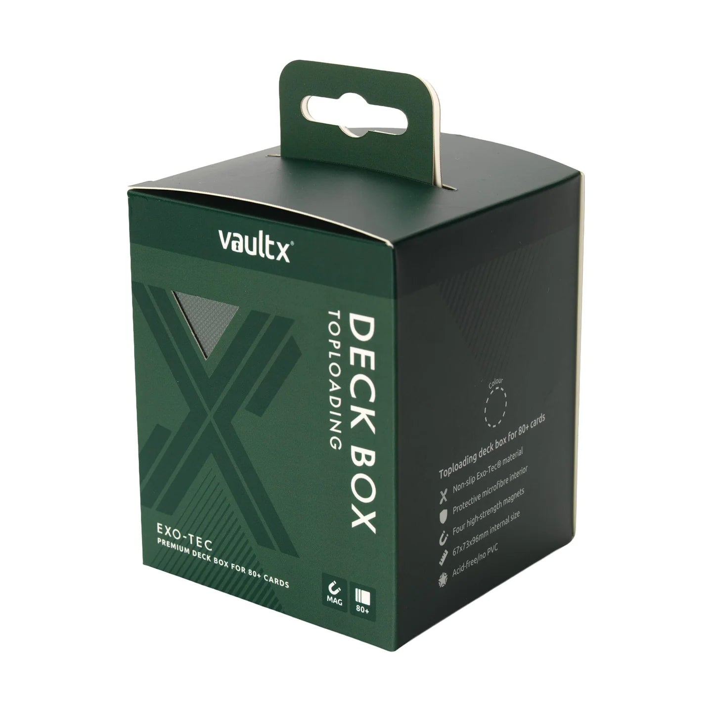 Deck Box - VaultX Top Loading Deck Box 80+ - Forest Green