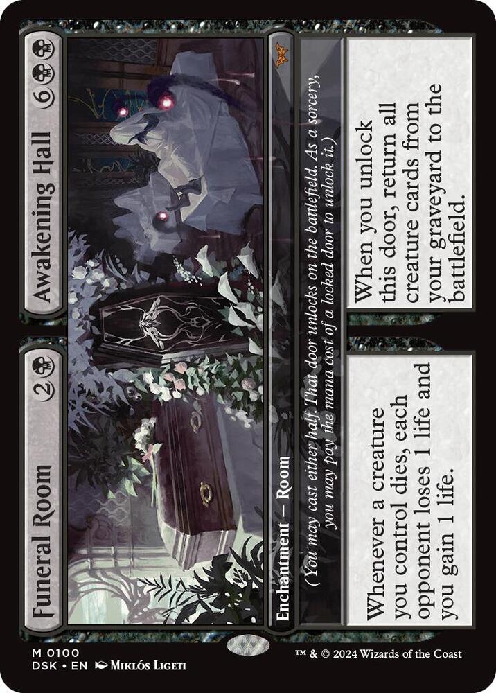 Funeral Room//Awakening Hall 100 Duskmorn Mythic Magic NM/MINT
