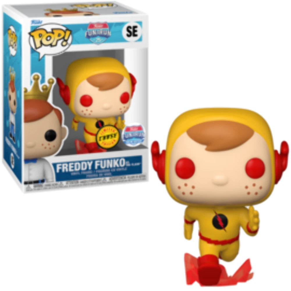 Funko Pop - Fun on The Run Vinyl Figure - Freddy Funko as The Flash CHASE SE